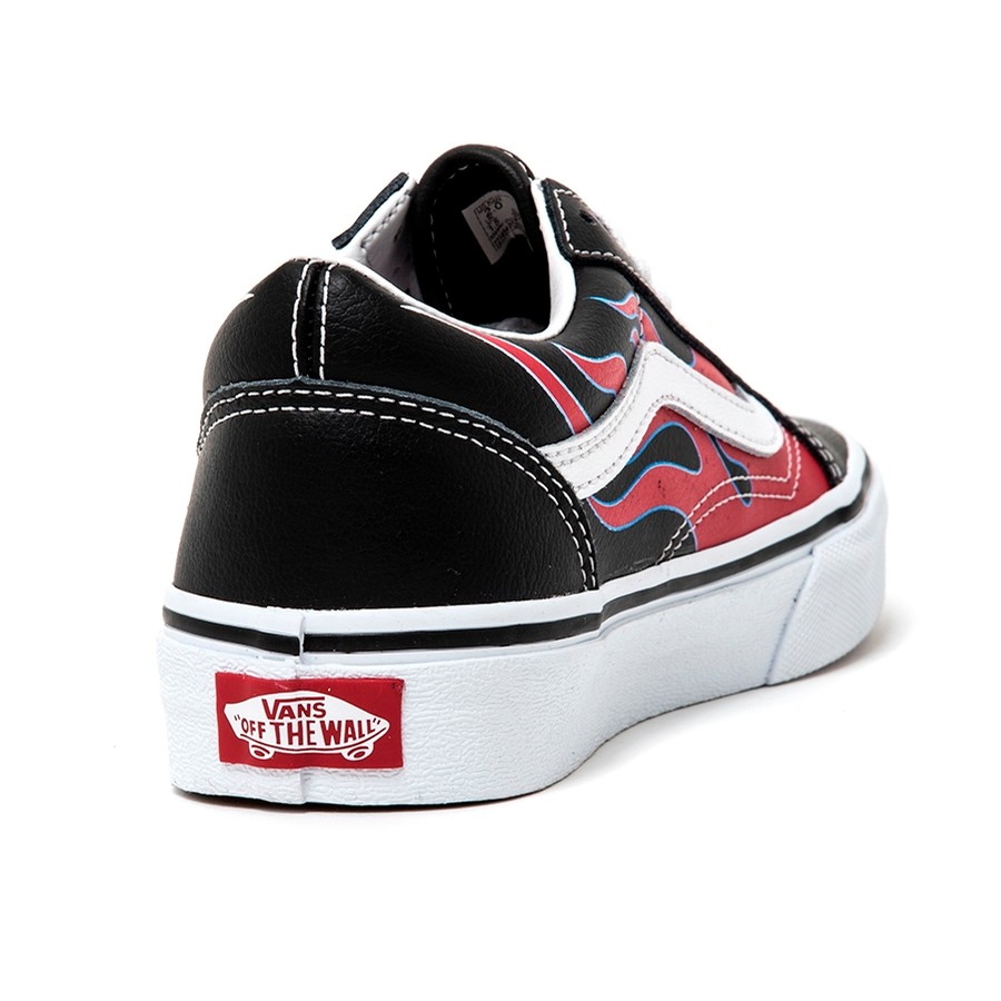 Vans moto sales flame