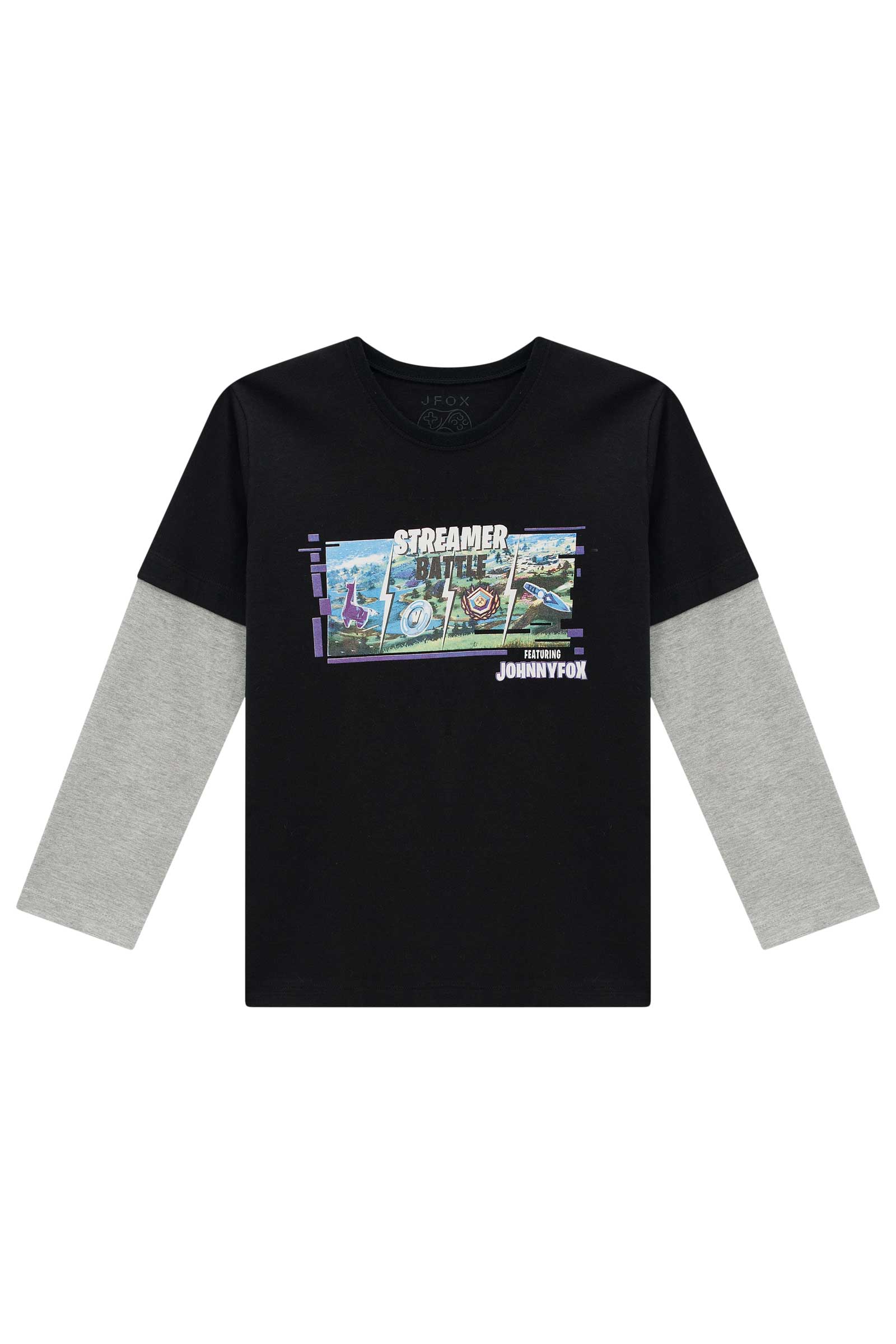 T-shirt Uomo Con Stampa Banderole Incrociate E Ricamo – 65% Cotone, 35% Poliestere – Manica Corta